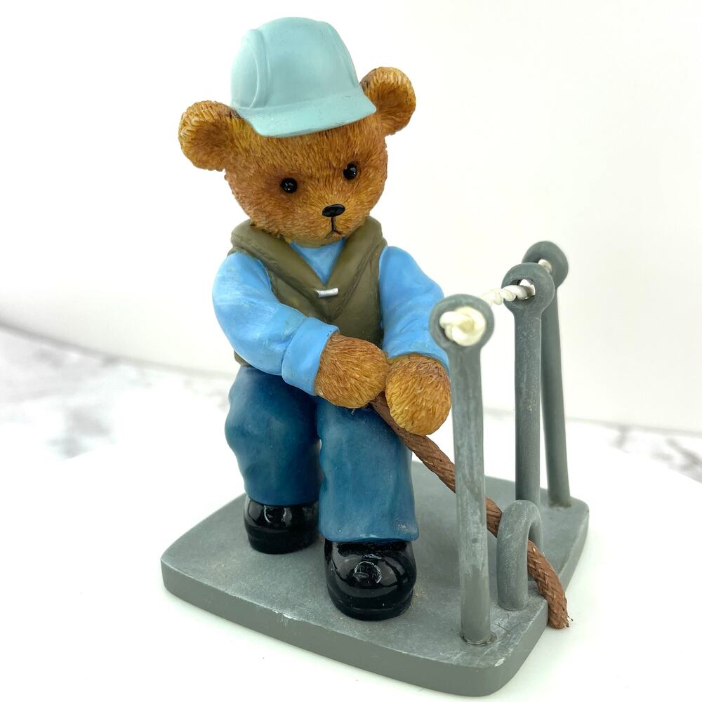 Hamilton Collection Heave Ho The Faithful Fuzzies Teddies in The Navy Figurine